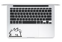 Calvin Peeking Calvin And Hobbes Apple Macbook Trackpad Keyboard Vinyl Decal Sticker Apple Mac Air Pro Laptop Sticker