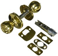 KWIKSET 94002-831 Security Polo Entry Lockset, Polished Brass