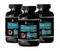 Vision Support Vitamins - Eye Vision Guard 24 MG - Advanced Complex - Bilberry Extract softgels - 3 Bottles 600 Softgels