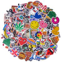 Roberly Stickers 100pcs Waterproof Vinyl Cool Water Bottles Laptop Stickers Cars Motorbikes Bicycle Skateboard Luggage Phone Ipad Graffiti Stickers for Teens