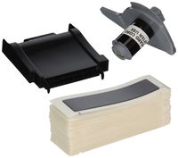 Brady M71EP-174-593-BK 4" Width x 1" Height Black Color B-593 Adhesive-Taped Polyester Raised Panel Labels With Gloss Finish For BMP71 Printers (50 Per Box)