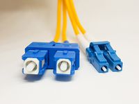 LC to SC SingleMode 5M Fiber Optic Patch Cable,LC/SC Duplex 9/125 Single Mode 5M(16.40t) Fiber Patch Cable, Fiber Optic Cable,Fiber Patch Cable, 3MM Yellow PVC.