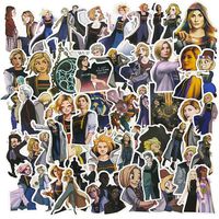 50pcs Doctor Who Laptop Stickers, Cool Vinyl Computer Waterproof Water Bottles Skateboard Luggage Decal Graffiti Patches Decal