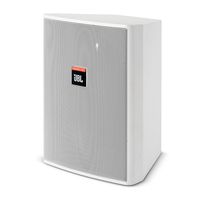 JBL Professional Control 25 Compact Indoor Outdoor Background Foreground Loudspeaker, White (Control 25-WH)