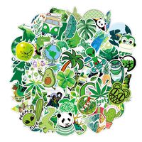 VSCO Stickers for Hydro Flask,Green 70 pcs Waterproof Water Bottle Stickers for Hydroflasks,Laptop,Phone,Skateboard,Guitar,Cute Vinyl Trendy Aesthetic Stickers for Girls,Kids,Teens (Green 70pcs)