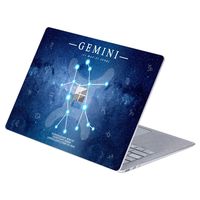 MasiBloom 1 PCS Anti-Scratch Vinyl Decal Sticker Laptop Cover Skin for 13" 13.5 inch Microsoft Surface Laptop 3 & 2 & 1 (2019/18/17 Released), Not Compatible with Surface Book (Zodiac- Gemini)
