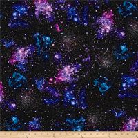 Robert Kaufman Kaufman Stargazers Digital Stars Nightfall Fabric By The Yard