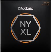 D'Addario NYXL1046 Nickel Plated Electric Guitar Strings, Regular Light,10-46 - High Carbon Steel Alloy for Unprecedented Strength - Ideal Combination of Playability and Electric Tone