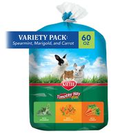 Kaytee Timothy Hay Flavor Variety Multi Pack, Spearmint, Marigold, Carrot