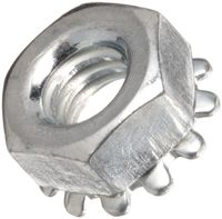 Steel Hex Nut, #4-40 Threads (Pack of 100)