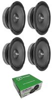 4 x Timpano MR6-4 Slim 6.5" Mid Range 800W 4 Ohm Speaker Car Audio