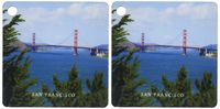 3dRose Golden Gate Bridge In San Francisco California - Key Chains, 2.25 x 4.5 inches, set of 2 (kc_109477_1)