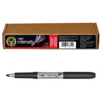 BIC Intensity Permanent Marker, Fine Point, Black, 36-Count