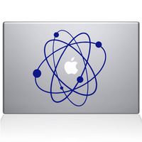 The Decal Guru 2090-MAC-13X-DB Atom 2 Decal Vinyl Sticker, Dark Blue, 13" MacBook Pro (2016 & Newer)