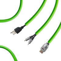 Pet Wire Protector, Flexible Colored Cable Sleeve (Odor-Free) Cat & Dog Chew Proof Electrical Power/Colorful Charger Cord Cover - Lighting, Ethernet, RCA, HDMI Cables/Universal Overfloor, 2mm Thick