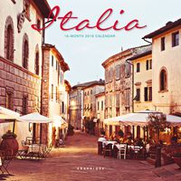 Graphique Italia Mini Wall Calendar, 16-Month 2019 Wall Calendar with Historic Italian Landmark Photographs, 3 Languages & Major Holidays, 2019 Calendar, 7" x 7"
