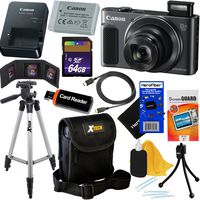 Canon PowerShot SX620 HS 20.2 MP Wi-Fi Digital Camera with 25x Optical Zoom & HD 1080p Video (Black) International Version + 12pc 64GB Deluxe Accessory Kit w/HeroFiber Gentle Cleaning Cloth