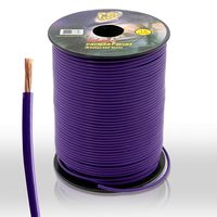 16-Gauge Bulk Spool Primary Wire - 100-Feet, Blue, ROHS Wire Compliant, Temperature Rating Up to 176°F (80°C), 60 Voltage Rating - GSI GPW16V500
