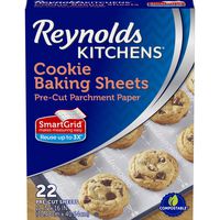 Reynolds Kitchens Cookie Baking Sheets with SmartGrid, 12x16 Inch, 22 Total