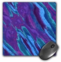 3dRose Print of Purple And Turquoise Flow of Color - Mouse Pad, 8 by 8 inches (mp_194723_1)