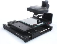 Micro-Image Capture 7 Microfiche Reader Scanner w/ 7-54X Lens, Fiche Carrier, Software, Footswitch, Cables & Instructions. 1 Yr. Warranty.