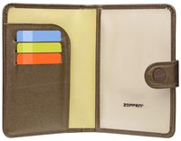 Zoppen Rfid Blocking Travel Passport Holder Cover Slim Id Card Case (#19 Gold Bronze）