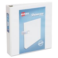 Avery Showcase Reference View Binder, 2 Capacity, White (19701)