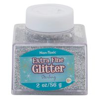 Sulyn Silver Extra Fine Glitter Stacker Jar