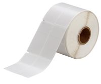 Brady THT-75-427-1.5-SC 1" Width x 2.25" Height, B-427 Self-Laminating Vinyl, Matte Finish White/Translucent Thermal Transfer Printable Label - 1" Core (1500 per Roll)