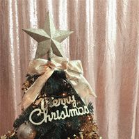 TRLYC 4FT6FT Champagne Sequin Wedding Photo Backdrop Photo Booth Photography Background Curtain