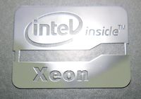 Intel Xeon Inside Metal Sticker 16.5 x 21mm [676]
