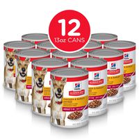 Hill's Science Diet Wet Dog Food, Adult, 13 oz Cans, 12 Pack
