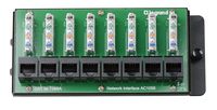Legrand-On-Q AC1058 8-Port Cat 5e Network Interface Module, 1.5" x 6.41" x 2.9", Green