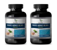 Fat Burner Appetite suppressant for Women - White Kidney Beans Extract 500MG - TOP Grade Dietary Supplement - Weight Loss Pills for Women Belly Fat - 2 Bottles (120 Capsules)