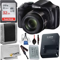 Canon PowerShot SX540 HS Digital Camera (1067C001) with Starter Accessory Bundle - Includes: SanDisk Ultra 32GB Memory Card & More