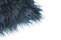Faux Mongolian Fur Photography Prop, Newborn Prop, Basket Stuffer, Layering Blanket, Rug (Small, 18"x20", Navy)