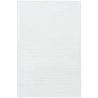 Flush Cut Foam Pouches, 24" x 36", White, 50/Case