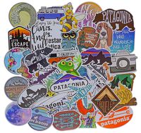 Stickers for Water Bottles, 53 Pcs/Pack Cute Funny Stickers for Teens, Girls, Adults Perfect for Waterbottle, Laptop Skateboard Phone Travel Vinyl Waterproof Stickers (Pink - 1)