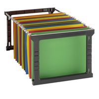 Officemate Plastic Hanging File Frame, 24" - 27", Letter and Legal Size, 1 Set (91970)