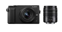 PANASONIC LUMIX GX85 4K Digital Camera, 12-32mm and 45-150mm Lens Bundle, 16 Megapixel Mirrorless Camera Kit, 5 Axis in-Body Dual Image Stabilization, 3-Inch Tilt and Touch LCD, DMC-GX85WK (Black)