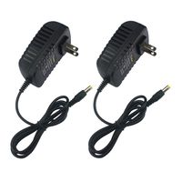 LED Lamp Belt Fittings, ALED LIGHT 2pcs 12 Volt 2 Amp LED Strip Light Power Adapter, AC to DC, 2.1mm X 5.5mm Plug, Regulated 12V 2A Power Supply Wall Plug for LED Strip Light