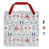 Vera Bradley Hanging Magnetic Memo Board with 3 Shaped Magnets, Sea Life