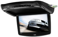 Sound Storm S13.3BGT Car Roof-Mount Monitor & DVD Player - 13.3 Inch LCD, Widescreen, Flip-Down, Built-in DVD Player/FM Transmitter/IR Transmitter/Speakers/Dome Light, Included Black/Gray/Tan Housings