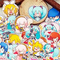 Sticker 40 Pcs/lot Anime Beauty Girl Scrapbooking Car Case Waterproof Laptop Bicycle Notebook Backpack Waterproof