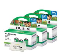Fuji Superia X-TRA 3 Pack ISO 400 36 Exp. 35mm Film, Total 108 Exposures (3 Pack) + Quality Photo Ultra Soft Microfiber Cloth ...