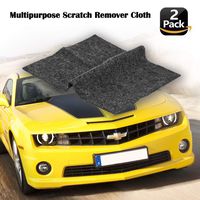 Bamoer [2 Pack] Multipurpose Scratch Repair Cloth,Car Paint Swirl Remover,Polish & Paint Restorer - Easily Repair Paint Scratches, Scratches, Water Spots! Light Scratch Repair for Cars