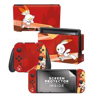 Controller Gear Officially Licensed Nintendo Pokémon Switch Console Skin "Scorbunny Set 1"