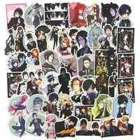 Anime Cartoon Laptop Stickers Waterproof Skateboard Pad MacBook Car Snowboard Bicycle Luggage Decor (Black Butler)