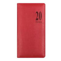 Letts Milano Week to View 2020 Planner, Red, 6.625 x 6.25 inches (CTO3SURD-20)