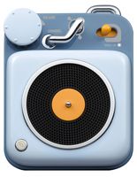 Muzen Audio Berry Blue Button Portable Wireless High Definition Audio Bluetooth Speaker - Classic Vintage Retro Design